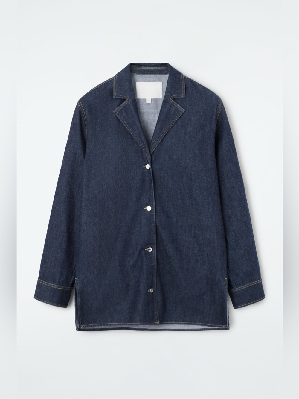 COS Regular Tailored Denim Shirt Size 2